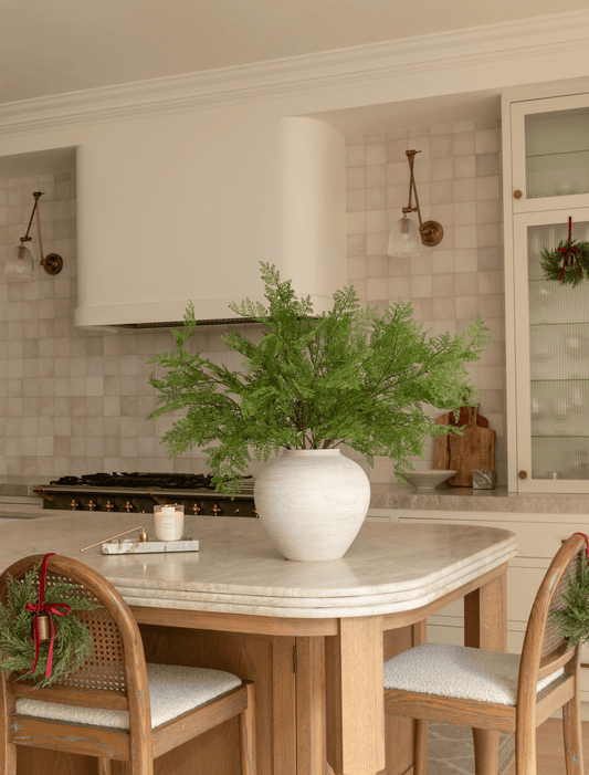 Faux Arrangement - Winter Fern Stems (5 Stems)