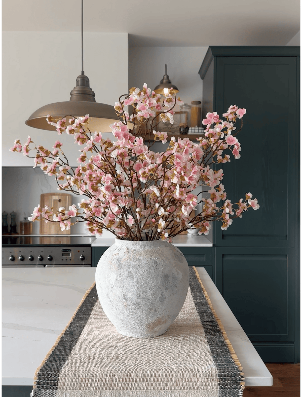 Faux Blossom - Soft Pink (6 Stems)