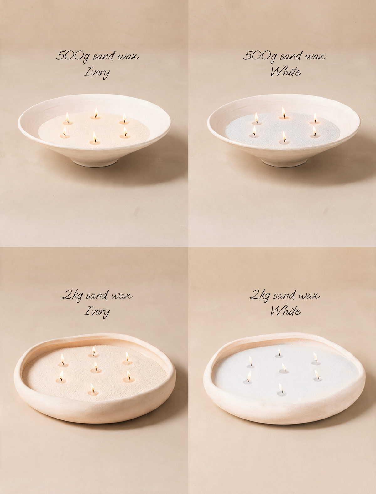 Pearled Candle Sand