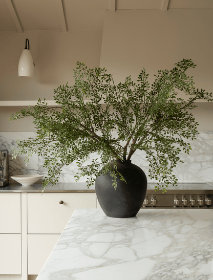 Faux Oversized Ruscus Branch (2 Branches)