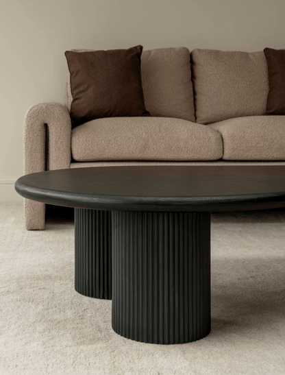 Luna Coffee Table - Black wood