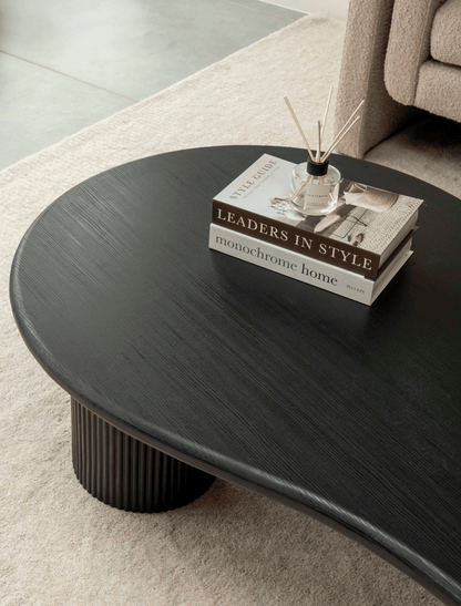 Luna Coffee Table - Black wood