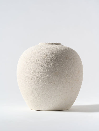 Zoe Ceramic Vase - Beige