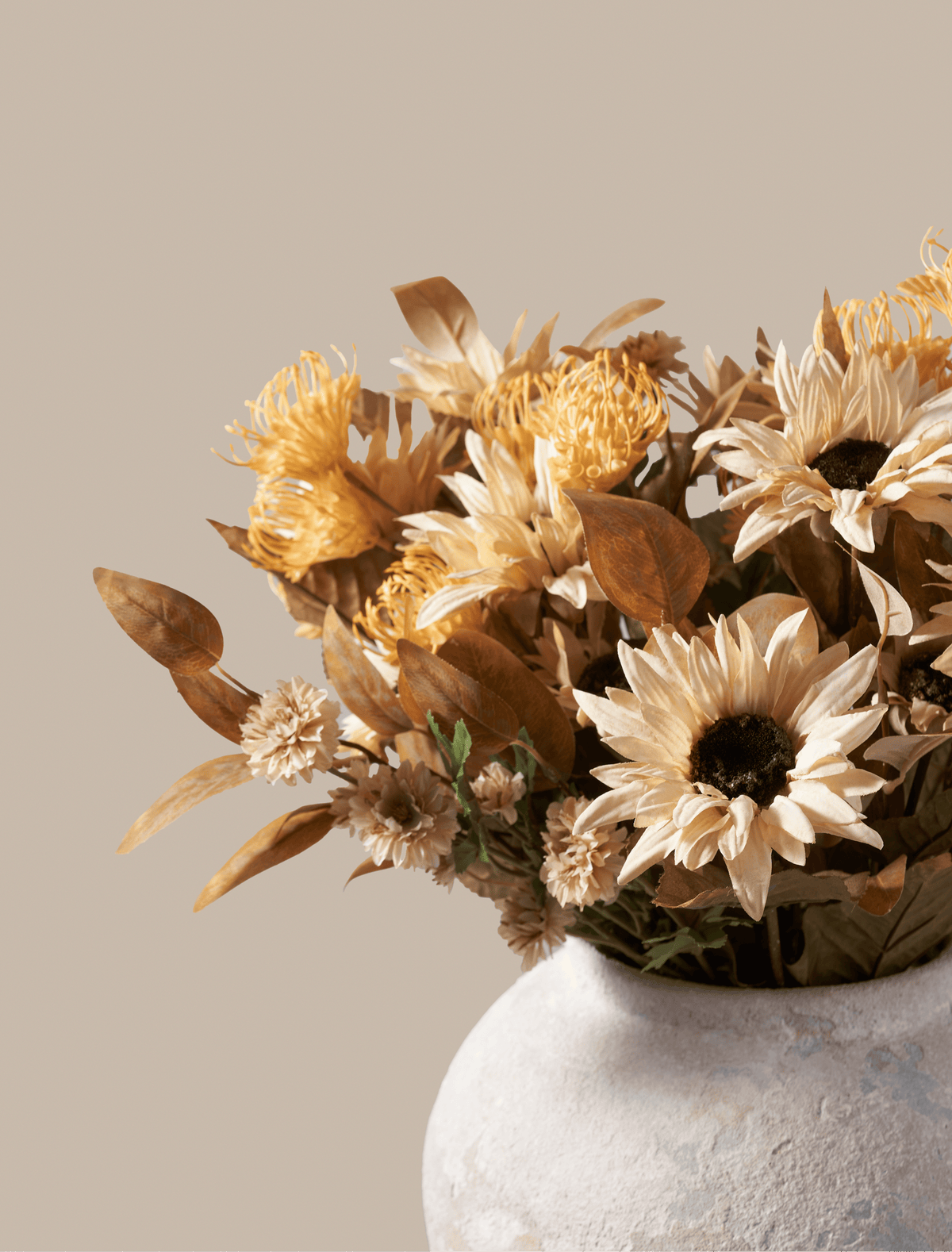 Faux Autumn Arrangement - Neutral