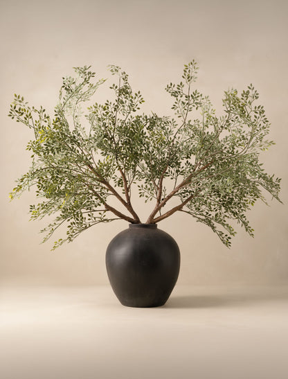 Faux Oversized Ruscus Branch (2 Branches)