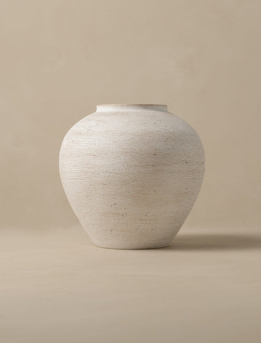 Arina Vase - Brushed white
