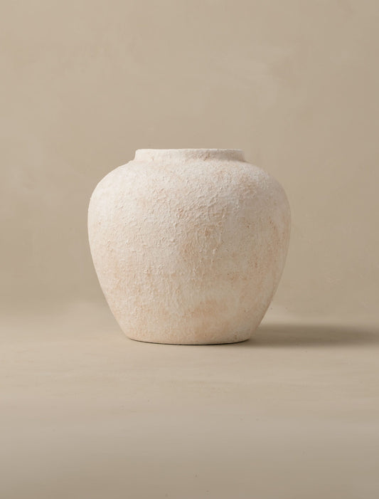 Naomi Ceramic Vase - Beige