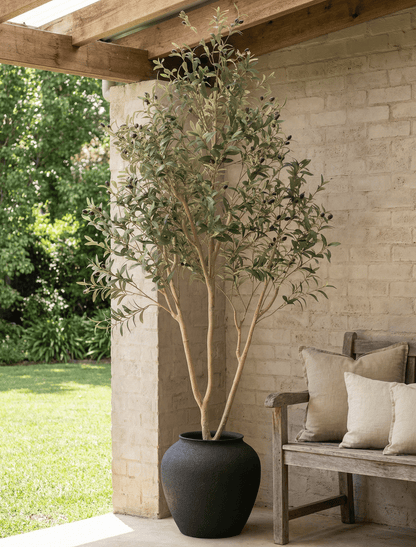 Large Iron Etta Pot - Black
